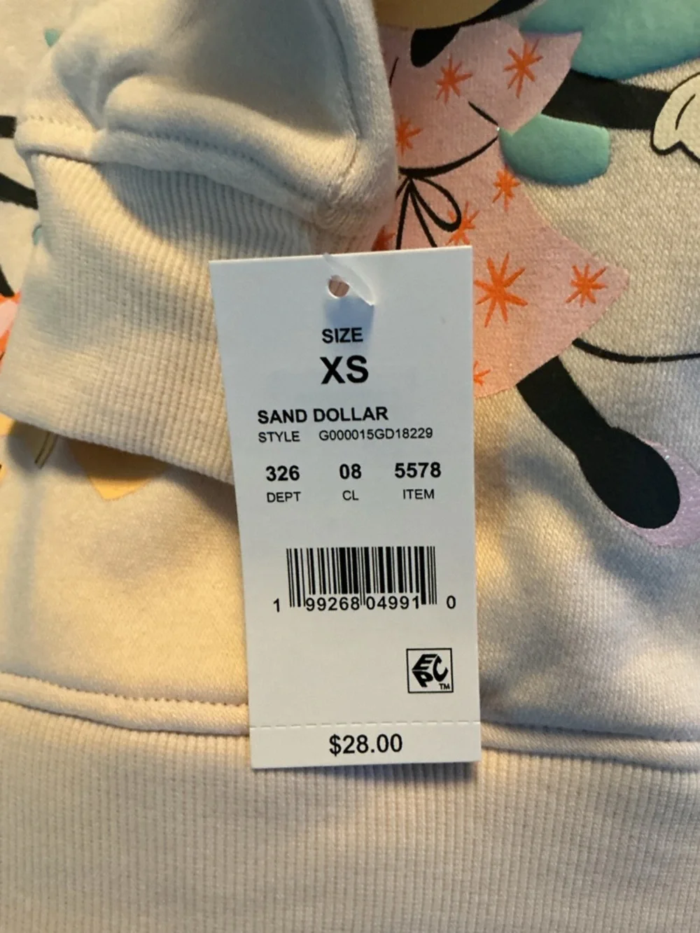 NWT Disney Minnie Mouse Halloween Hoodie Tutu Set Girls XS Ears - Picture 8 of 8